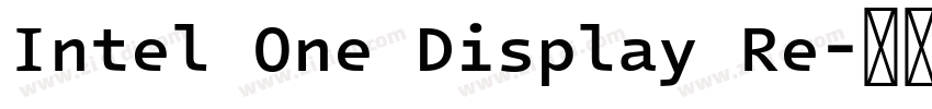 Intel One Display Re字体转换
